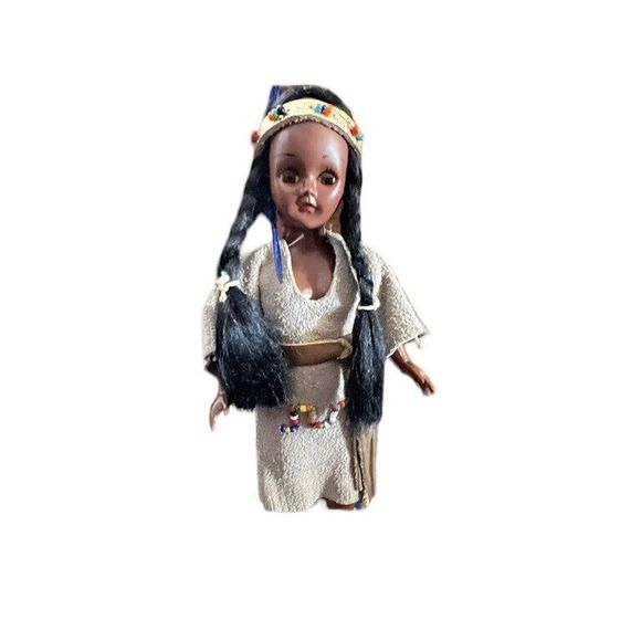 Vintage Carlson Doll Native American Doll - Picture 3 of 3